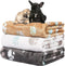1 Pack 3 Blankets for Dogs, Super Soft Fluffy Premium Fleece Pet Blanket, Grey/Brown/White, 23x16inch