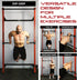 Yes4All 350 LBS Capacity Dip Bars for 2x2 with 1" SIDE Hole Power Cage, Squat Rack Attachments for Dips, Pull Up,