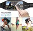 Rhino Valley Running Belt - Money Belt Phone Holder for Running, Hiking, Walking, Gym Accessories, Black Waterproof