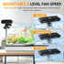 hygger Aquarium Chiller Fan - Auto Temperature Control Cooling Fan with Adjustable Temperature and 3 Wind Speeds