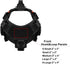ICEFANG GN3 Tactical Dog Harness with 6X Buckle, Molle Vest with Handle, No Pulling Front Clip (XL, Black)