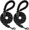 BARKBAY Dog Leashes for Large Dogs, Heavy Duty 2 PACK 5 FT with Comfortable Padded Handle, Highly Reflective Threads