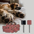 LittleFlower 22-Pack -1/2" (120 Pet Nail Grinder Replacement Kit - Sanding Bands for Dogs & Cats Black Grinding Drums