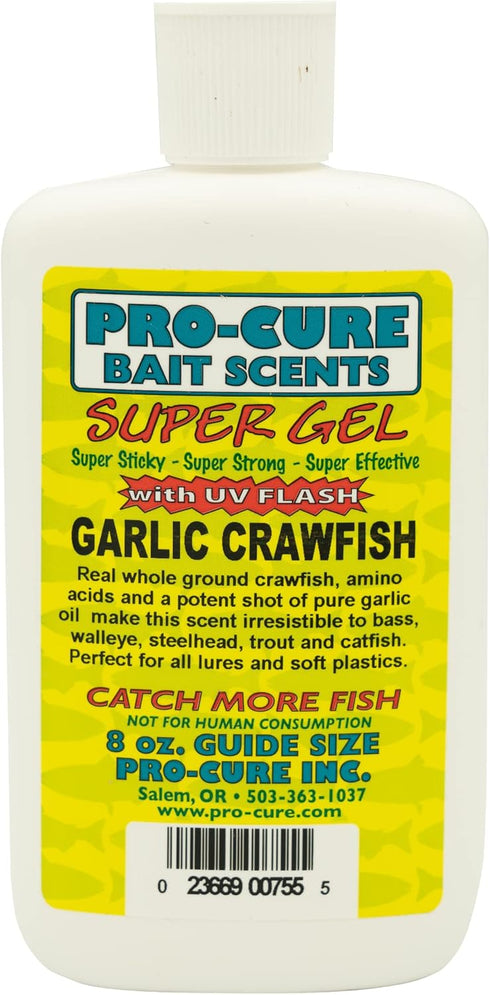 Pro-Cure Garlic Crawfish Super Gel, 8 Ounce