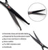 Dream Reach 7.0 Inches Professional Pet Cat Dog Grooming Shears, Straight, Curved, Thinning/Blending/Chunking Scissors