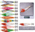 TIANQUXNGI Round Belly Fishing Baits for Freshwater and Saltwater Fishing Enthusiasts Multicolor Shrimp Cuttlefish Jigs