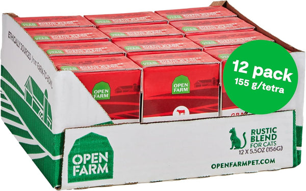 Open Farm Rustic Blend Wet Cat Food, Complete & Balanced Medley with