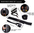TheFitLife Exercise Resistance Bands with Handles, 5 Stackable Fitness Workout Bands, Carry Bag Included