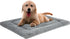 Dog Bed Mat, Reversible Crate Pad for Small to Large Dogs and Cats, Ultra Soft Cozy Sleeping Mat (S 24”x 18”)