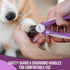 Professional Nail Clippers with Safety Guard for Dogs & Cats by Poodle Pet, Stainless Steel Blades for Smooth Cuts