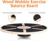 Black Wobble Balance Trainer Board for Core Strength