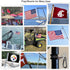Flag Mounts with Carabiner Clips for Grommet Flags, Universal Set of 2