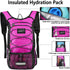 Insulated Hydration Pack Backpack with 3L BPA Free Leak-Proof Water Bladder for Hiking and Running
