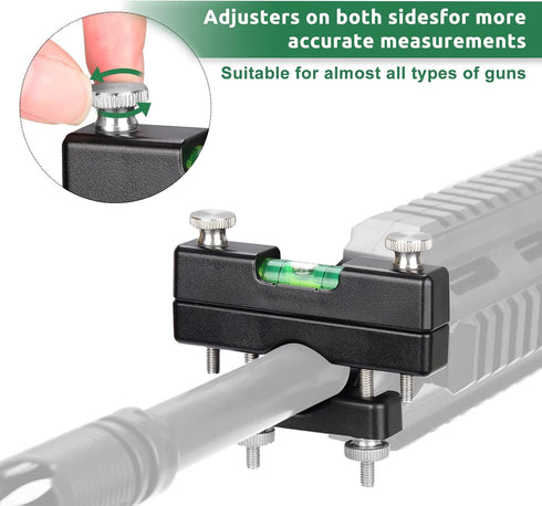 Pridefend Bubble Level Scope Mounting Kit - Precision Scope Level Bubble Clip and Storage Case for Magnetic Universal