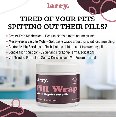 59 4.2 oz Bacon Pill Wrap for Dogs - Pet Pill Paste - Hide Dog Medication Pockets - Dog Treats for Medicine Hide Pill