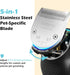 5-in-1 Trimmer Dog Clippers for Grooming with Blade, Dog Grooming Kit Cordless Rechargeable Hair Detachable Stainless