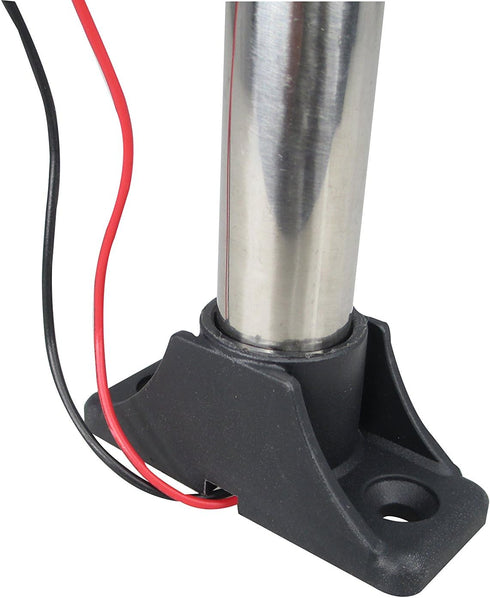Pactrade Marine Boat LED All Round Anchor Navigation Light - SS Pole 8-30v, Height 7-1/2''
