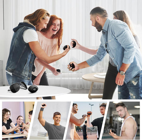 Hand Grip Strengthener, Rechargeable Digital Trainer up to 220.4 Lbs (100kg) for Strength Training and Exercising