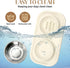 BNOSDM Stainless Steel Slow Feeder Dog Cat Bowls Set with Silicone Mat, Pet Feeder for Cats and Small Dogs