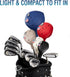 Golf Head Covers, EVA Plastic for Driver, Fairway Woods, Hybrid, Right-Handed Golf Clubs, Washable
