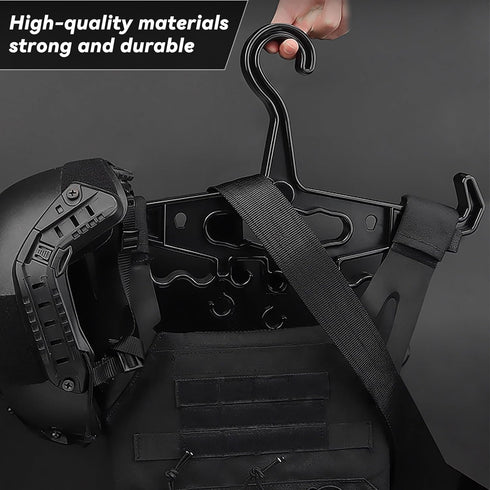Upgrade Super Heavy Duty Hangers - Portable Tactical Gear Organizer for CS Tactical Training Outdoor