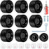 PATIKIL 8 Pack Roller Skate Wheels, 58mmx32mm Quad Wheels with ABEC-9 Bearing, 82A PU, Includes 2 Toe Stoppers
