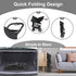 AESRAOU 3 Pet Stroller Foldable Cats/Dogs Stroller with Storage Basket and Cup Holder Wheels Dog Cat Carrier Strolling