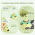 4-in-1 Sedioso Cat Toy, Cat Interactive Toys for Indoor Cats, Hide and Seek Cats Toys, Spinning Toy and Kitty Food