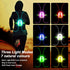 LED Reflective Running Vest Lights, USB Rechargeable Safety Night Lights for Men/Women, Three Light Modes with 7 Colors