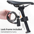 ROCKRBOS Bike Cable Lock with 2 Keys & 1 Mount Bracket, ABS Lock Shell for Bike/Gate/Scooter