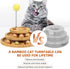 3-Level 9 DoogCat Cat Ball Track Toy with Puzzle Top, Tower with Removable Balls, Interactive Toy for Kitten Mental