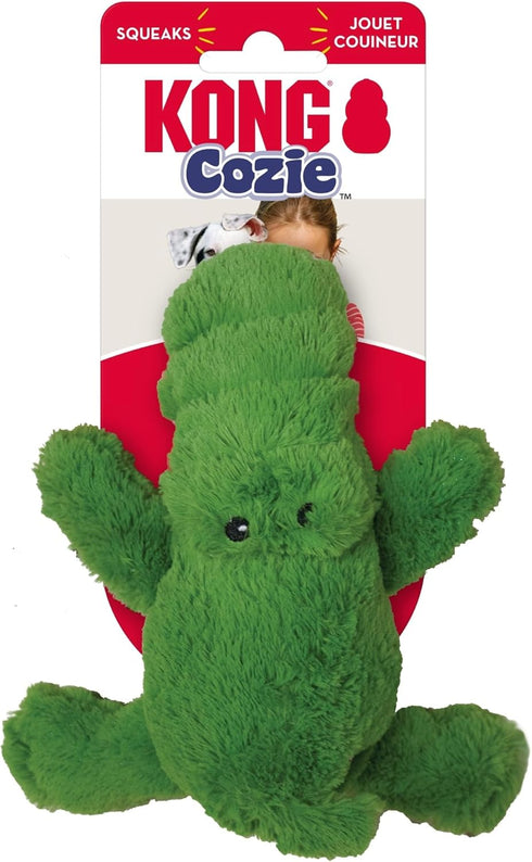 Cozie KONG Ali Alligator Dog Toy, Small