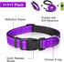 Dynmeow Reflective Dog Collar and Leash Set, Adjustable Pet Collar with Soft Neoprene Padding for Small Medium Dogs