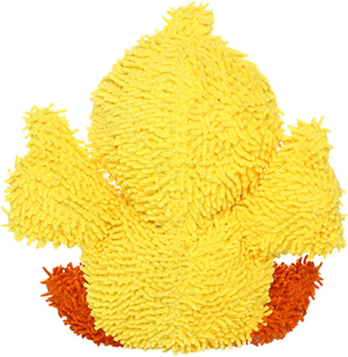MIGHTY Microfiber Ball Duck – Made with Squeaker Balls, Minimal Stuffing, Strong & Tough, Interactive Play Dog Toy