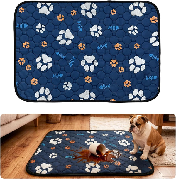 Soutng Holden Washable Dog Pee Pads, Waterproof Training Mat, Non-Slip Super Absorbent Whelping Pad