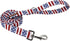 Patriotic Dog Leash, Sturdy Durable 4th of July Cotton Dog Leash, American Flag Training Leash for Small Medium Large