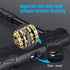Heavy Duty Bike U Lock, 12 Ton Shear, 20mm Anti-Theft Silicone Covered Lock with 4ft Steel Cable