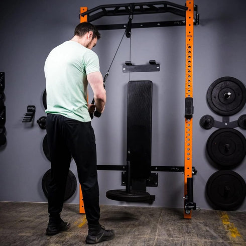 Upgraded Cable Pulley System - DIY LAT and Lift Weight Pulley Machine Attachment for Home Gym
