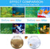 3 W Mini & 13W Submersible Aquarium Clean Light, Waterproof Clean Lamp for Pond, Swimming Pool, Indoor (13W)