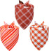 Agroon 3PCS, 6 Thanksgiving Dog Bandanas XLarge Pattern Fall Scarf for Boy and Girl, Pumpkin Leaves Rugby Triangle