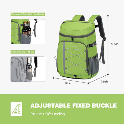 Maelstrom Cooler Backpack - 35 Can Leakproof Insulated Soft Cooler Bag, Lightweight Travel Backpack for Hiking &