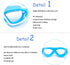 Swim Goggles for Kids (3-15 Years Old), Waterproof Swimming Goggles, Large Frame UVA/UVB for Boys and Girls