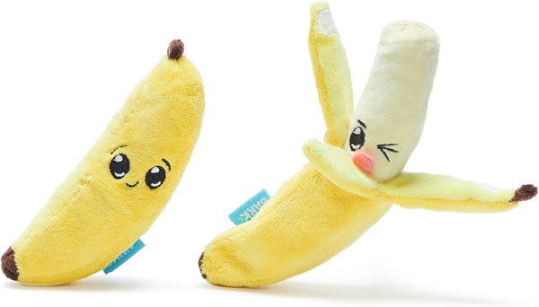 Barkbox Dog Toy 2 in 1 Interactive, Plush Exterior with Squeaker &