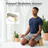 YUASDUU Folding Meditation Bench, Bamboo Kneeling Stool Squat Chair Prayer Kneeler Seiza Chair with Soft Pillow