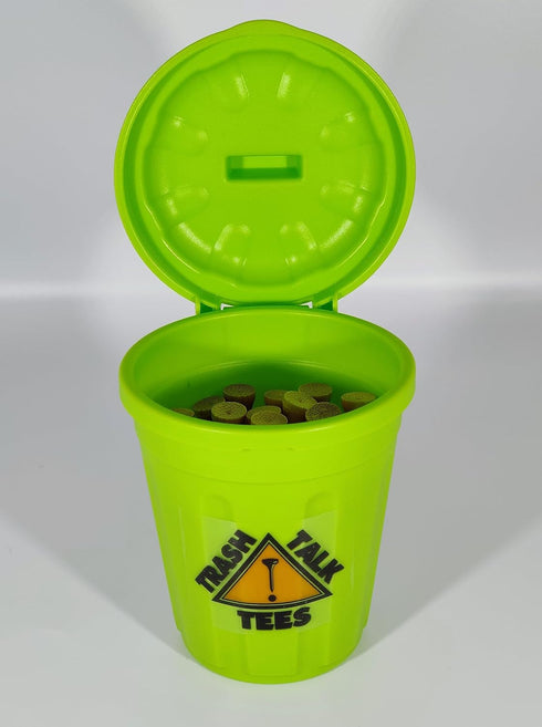 Trash Talk Golf Tees - Pack of 50 Bamboo 2 3/4" Golf Tees with Funny Messages