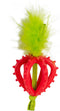 Catstages Dental Strawberry Teether, Soft and Textured Cat Chew Toy, Catnip Oil