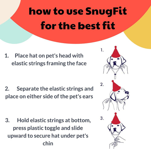 Huxley & Kent Pet Hat | Antler Buffalo Check (Small) | Festive Holiday Accessory for Dogs/Cats