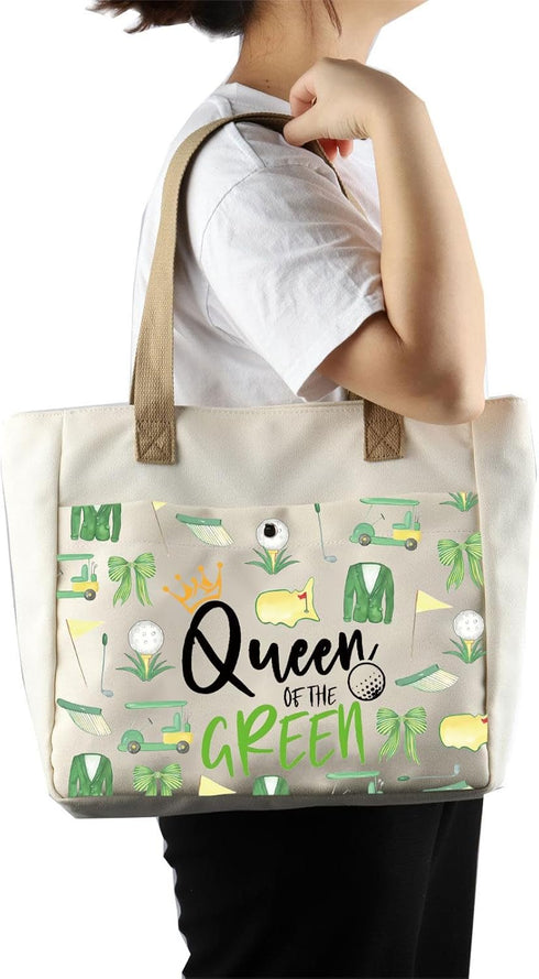 TOBGBE Novelty Golf Accessory Gift - Funny Golf Lover Shopping Bags for Golf Player Coach Appreciation