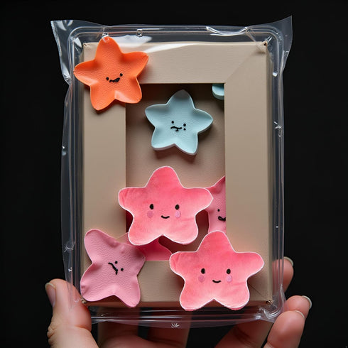 Galepromot 2Pcs Star Plush Pet Dog s Cute Squeaky for Interactive Dog Chew for Pet Dog Puppy Training Playing, Squeak