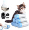 XUEPETT 120 Pack Cat Litter Bags with Drawstring, Compatible with Litter-Robot 3/4